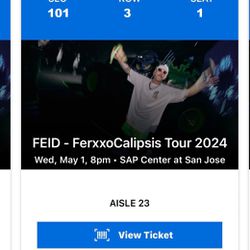 FEID FerxxoCalipsis Tour 2024 Wednesday May1st 