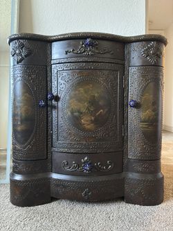Antique Powell Bombe Chest
