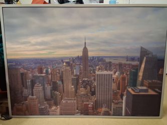 Empire state build city painting