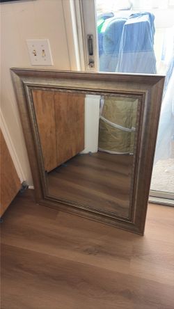 Mirror silver frame