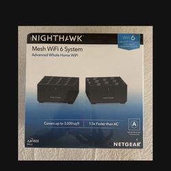 NETGEAR - Nighthawk AX1800 Mesh Wi-Fi 6 System (2-Pack) - Black