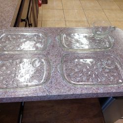 Vintage dessert trays Set a 4 $30 or $10 each