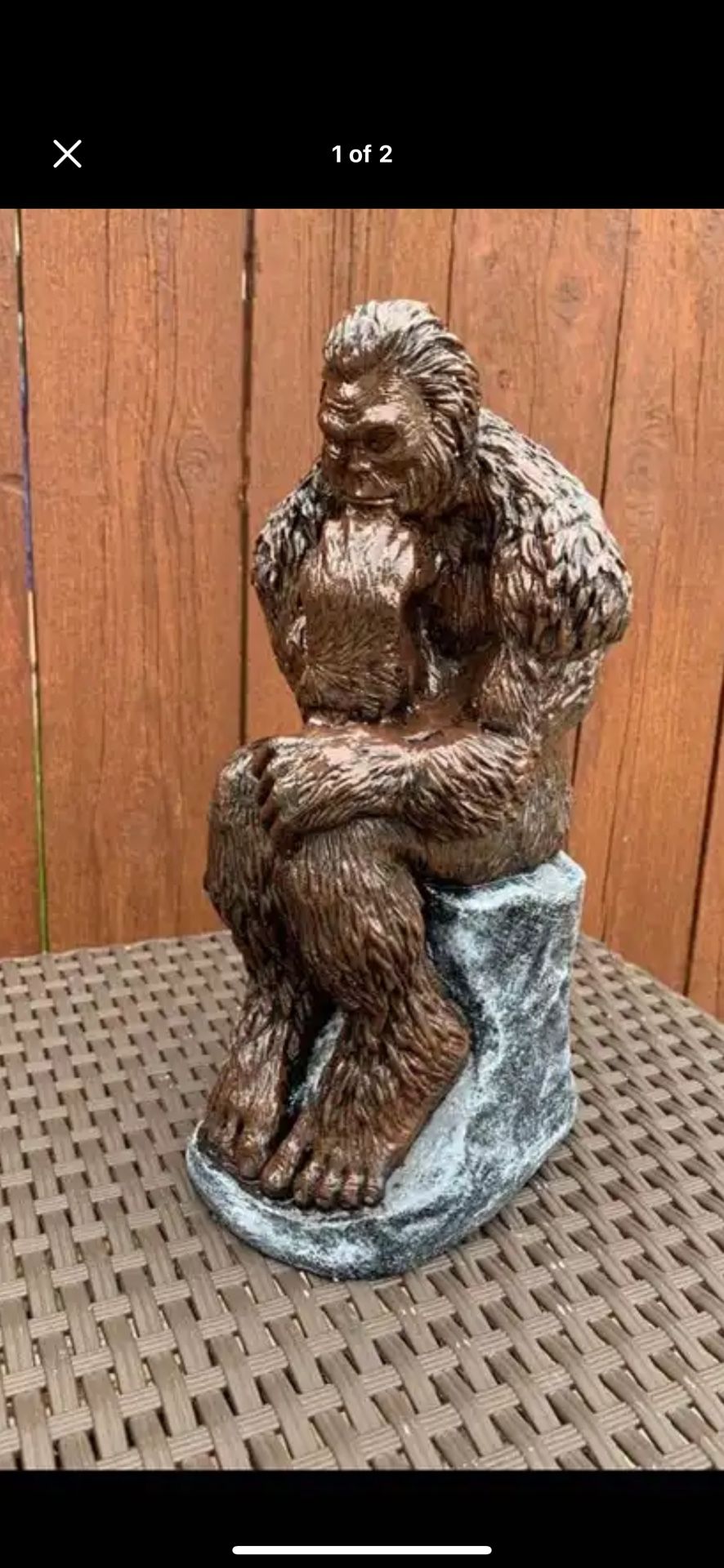 The Bigfoot Thinker Statue