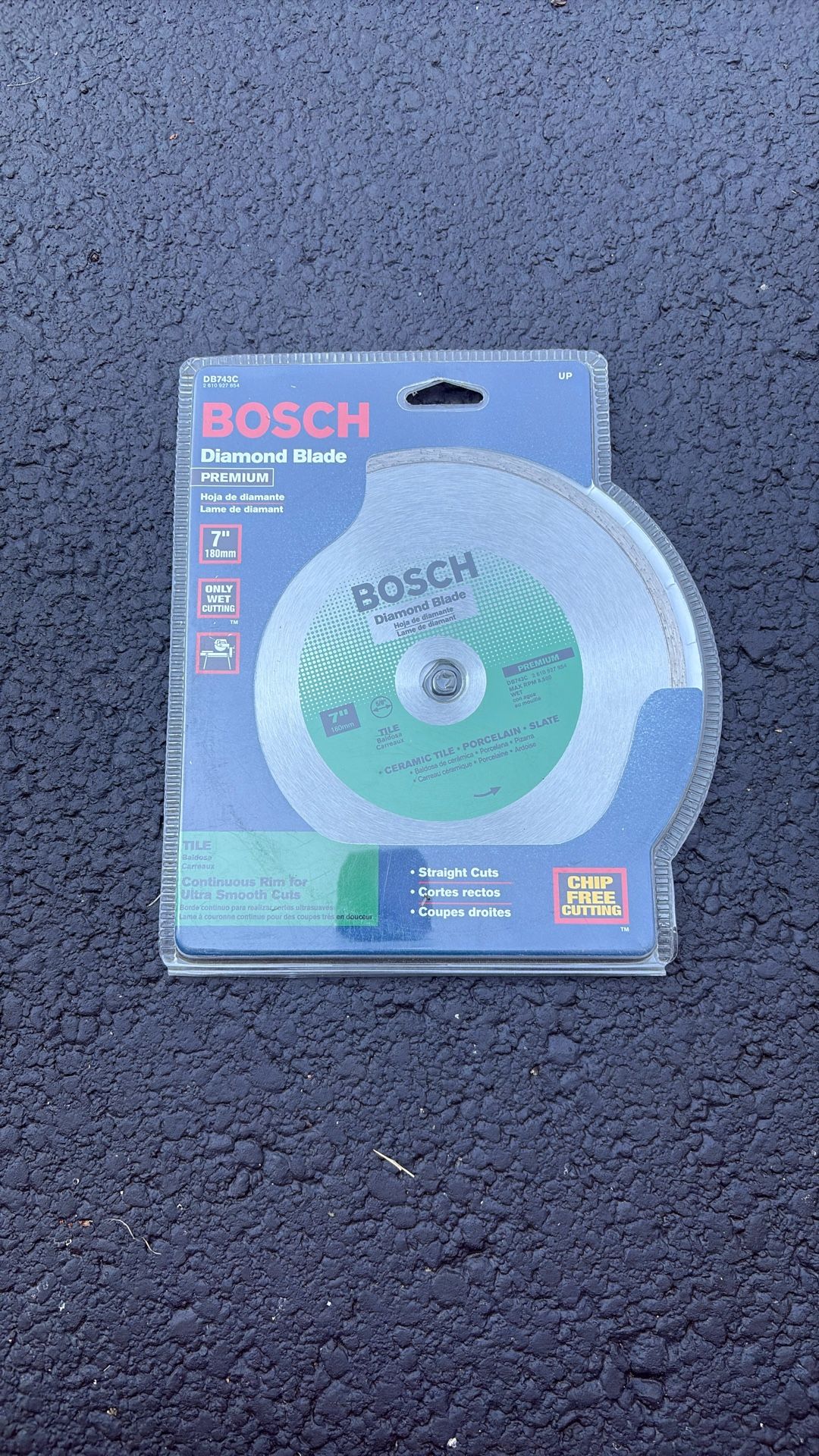 BOSCH Diamond Blade 7”