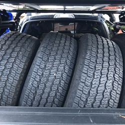 Used 4 Goodyear Wrangler All-Terrain Adventure With Kevlar 265/70R16 112T  SL VSB TM for Sale in Redmond, WA - OfferUp