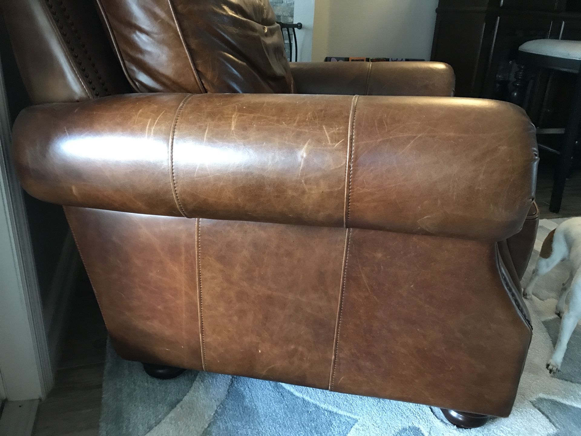 Haverty’s Vintage Autumn Chair with Ottoman for Sale in Apopka, FL
