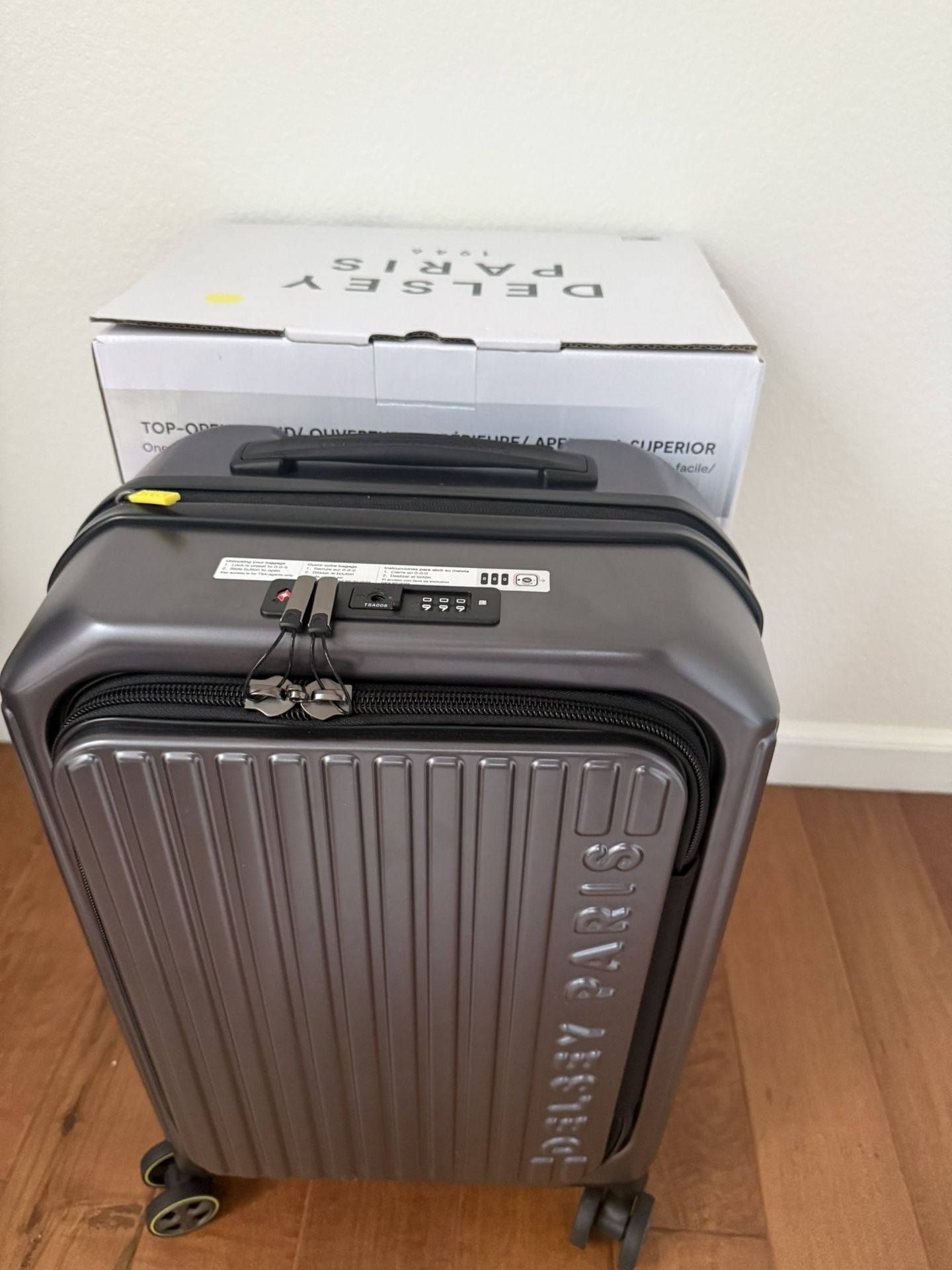 Delsey 22" Front Lid Carry-On Hardside Spinner