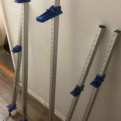 Set Of Five Clamps Like New. Work Perfectly