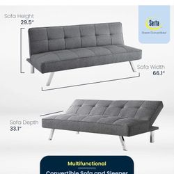 SOFA BED SERTA SMALL SIZE USED GOOD