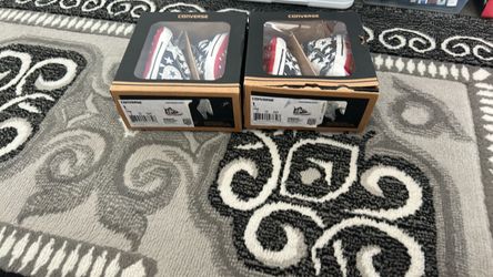 2 pairs, New converse soft sole baby shoes size 1
