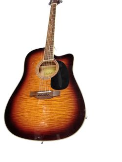 Carlo Robelli Mq1430 Brown Acoustic / Electric Classic Guitar