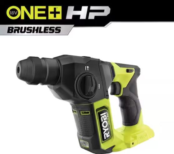 RYOBI ONE+ HP 18V Brushless Cordless Compact 5/8 in. SDS Rotary Hammer Drill (Tool Only)