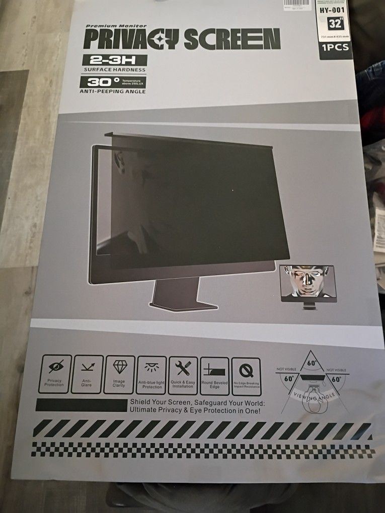 New 32 Inch Privacy Screen For Monitor. Block Others From Spying On You.