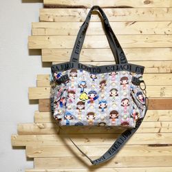 HARAJUKU LOVERS NWOT Lightweight Multi Color Zip Closure Multi Purpose Tote Bag