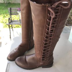 Leather Boots Size 7