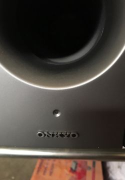 Onkyo skw 558 best sale subwoofer