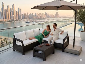 DISEÑO MODERNO Y ELEGANTE MATERIAL RESISTENTE A LA INTEMPERIE FÁCIL DE LIMPIAR Y DURADERO PERFECTO PARA PISCINA, PATIO O BBQ