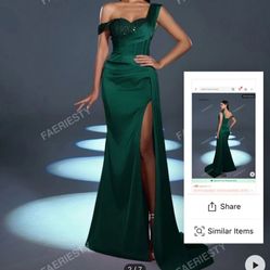 Green Long Dress