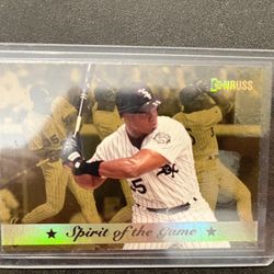 1993 - DONRUSS "FRANK THOMAS" SPIRIT OF THE GAME LARGE CARD  LIMITED EDT.