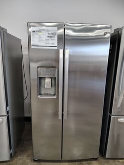 GE profile counter depth side by side refrigerator 21.9cu