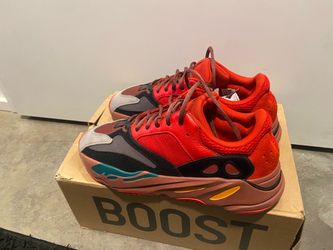 Adidas Yeezy Boost 700 Hi-Res Red Sneakers