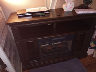 48" Media Console Infrared Electric Fireplace Thumbnail