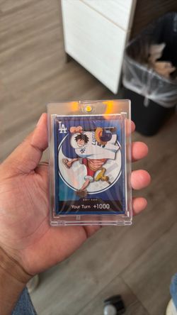 One Piece Luffy LA Dodgers Don Card