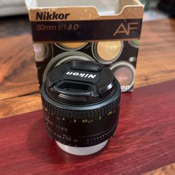 Nikkor 50mm f 1/8 Lens