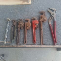 Pipe Wrenches And Slip Joint Pliers