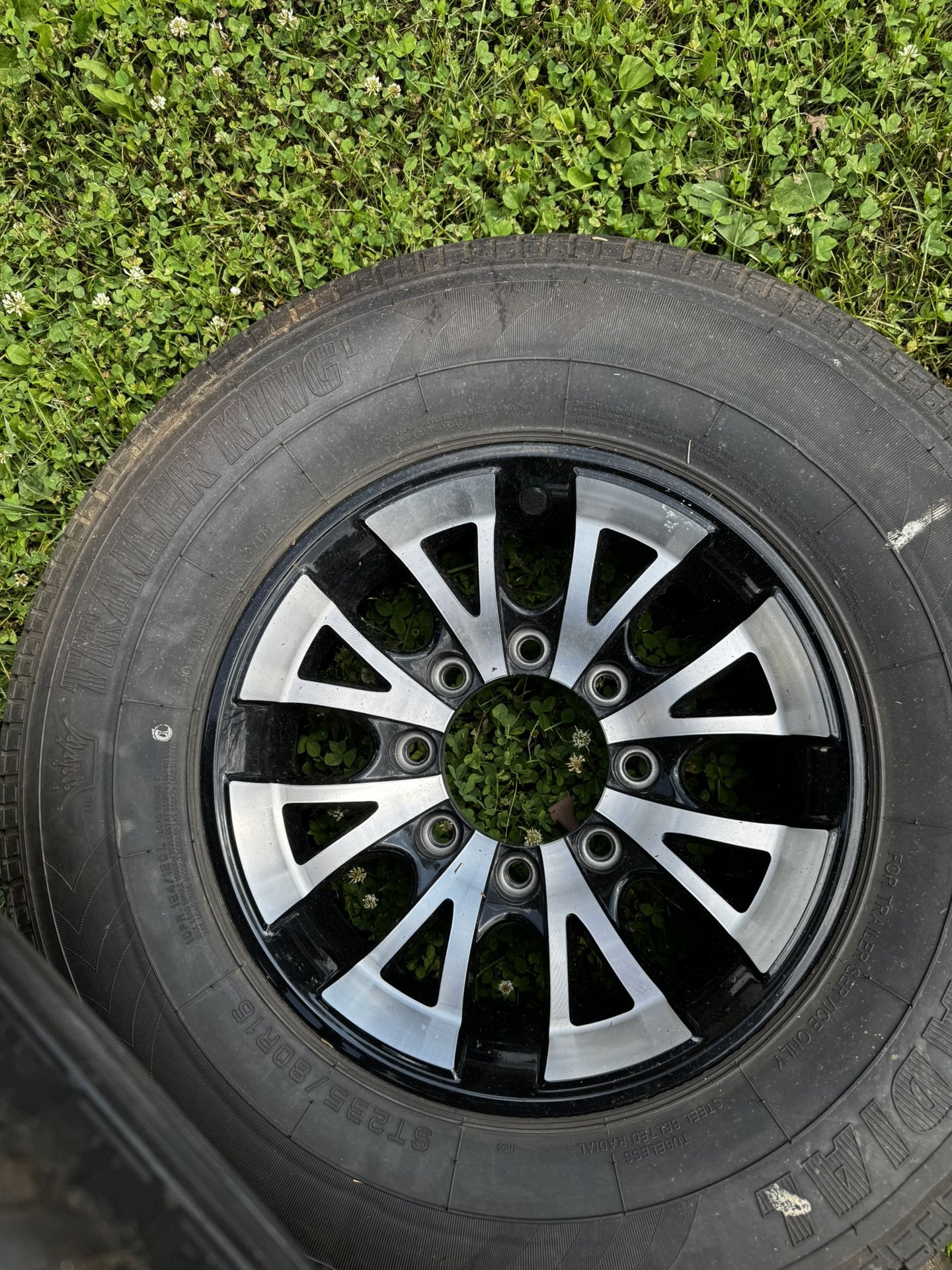8 Lug Trailer Rims and Tires (4)