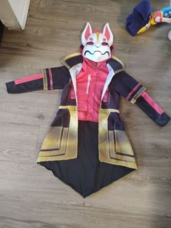 Kids Fortnite Drift Costume Size 8/10
