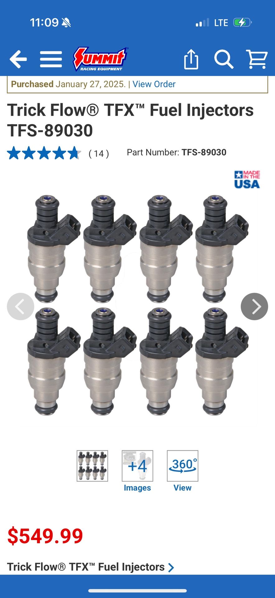 30lb. Trick Flow Injectors