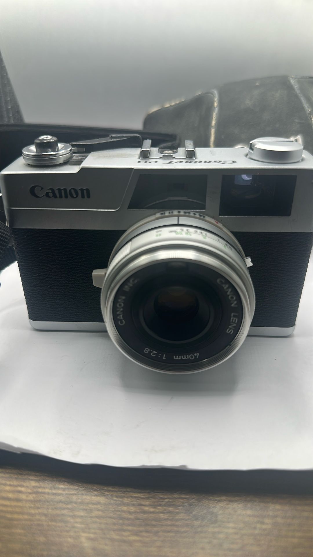 Vintage Canon Canonet 28 camera w/case  
