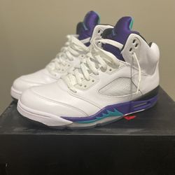 Nike Air Jordan Retro V Grapes Size 11.5 2013 Release