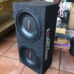 Dual 12” Sound Stream Rubicon Subwoofers With Sealed Box