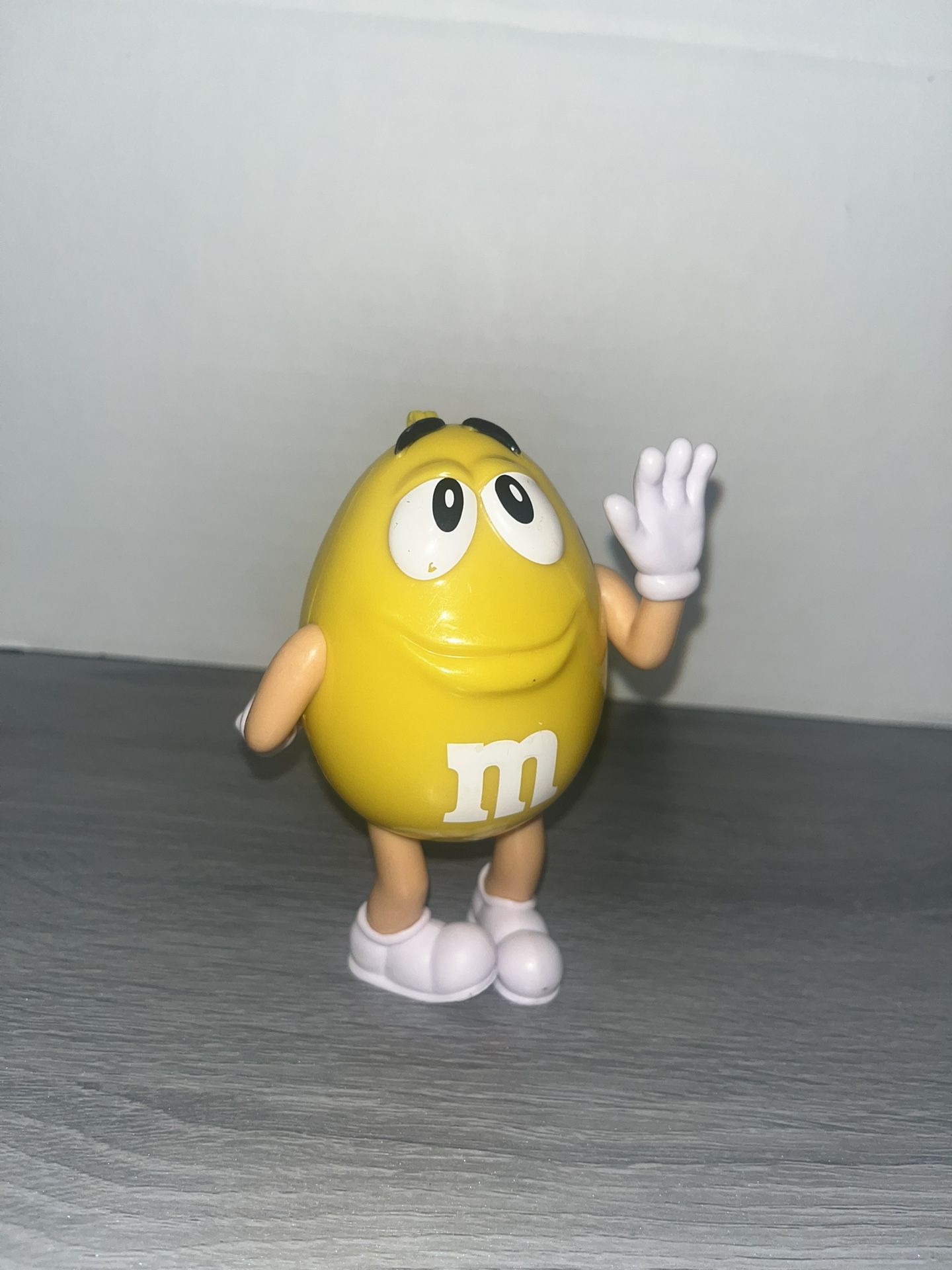 M&M’s Yellow Character Figurine Toy - Vintage Candy Prom