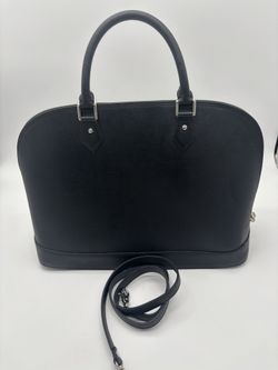 *Williamsfield and Higley* Black Italian Leather Purse Pulcati Handbag Excellent Condition