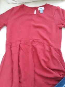 Gorls red dress size 8/M