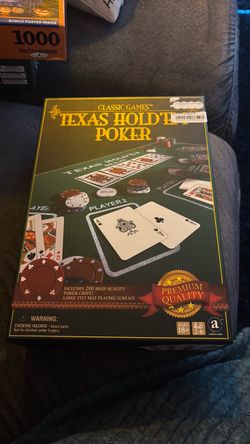 Classic Games Texas Hold'em Poker Set