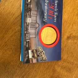 Sam’s Town 20th Anniversary Gold Coin 