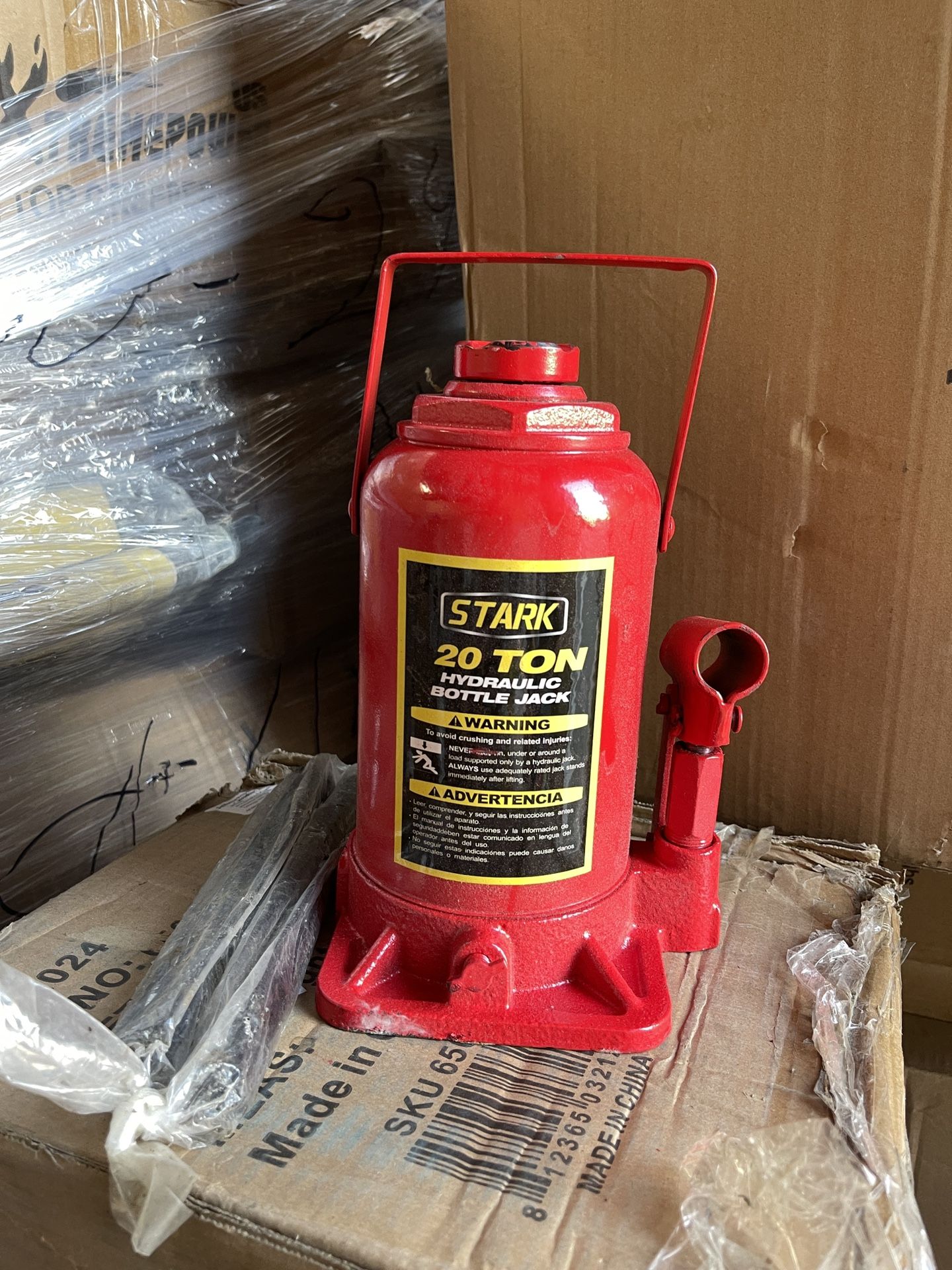 20 Ton 40,000 LBs Heavy Duty Torin Welded Hydraulic Car Truck Bottle Jack Lift Auto Repair House Lift