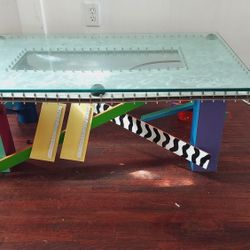Post-modern Memphis Milano Era Peter Shire-style Coffee Table C. Mid-1980s