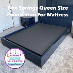 💥SPRING SALE OFFERS 💥 Box Springs Queen Size. New From Factory All Size. Same Day Delivery