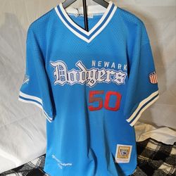 Newark Dodgers Throwback Negro League Embroidered Jersey by Headgear Classics Size XL