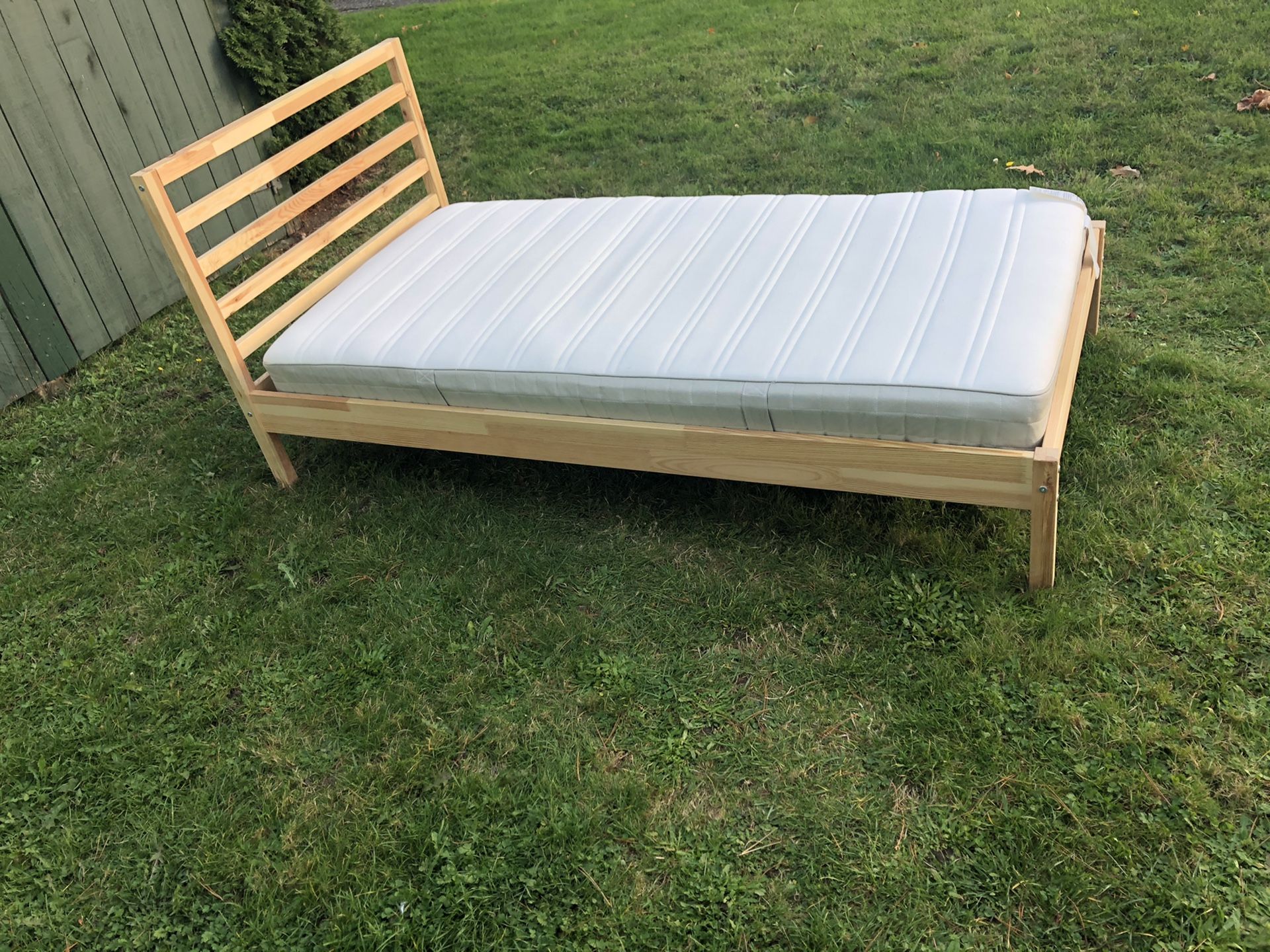 IKEA Neiden Twin Size Pine Bed *Like New*Delivery* for Sale in Kent, WA