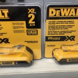 DeWalt 20v Batteries 