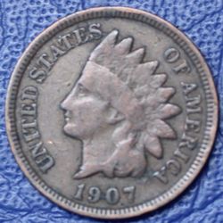 1907 Indian Head Penny