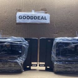 #169 Fit 91-94 Ford Explorer Black Smoked Led Headlight Set 