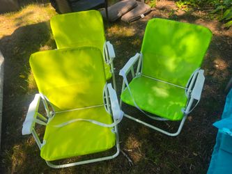 Prices firm.. three new beach chairs