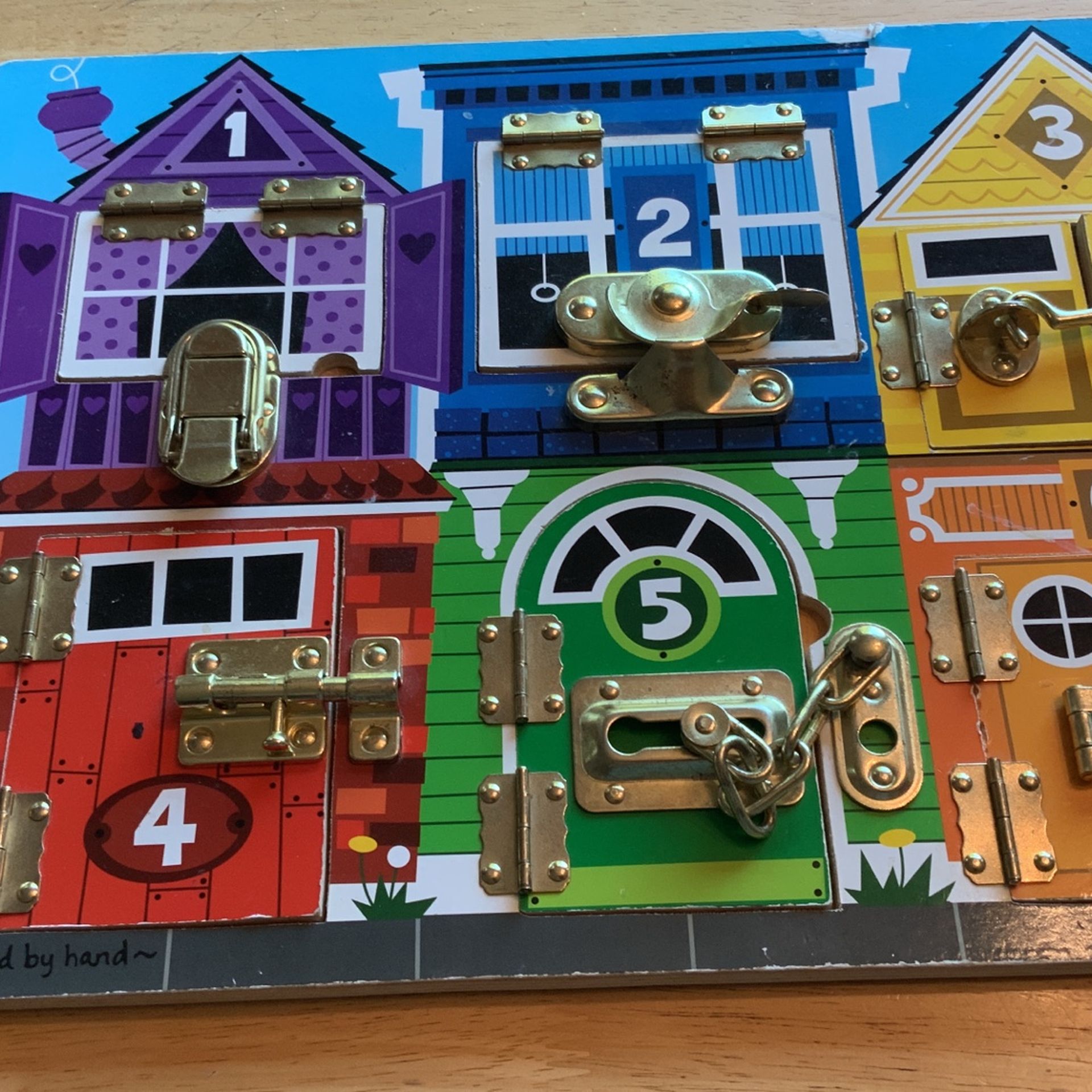 Melissa And Doug Wooden Busy Board